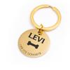 FELLSOCKE Personalized Dog Tag - 25mm | 30mm | 35mm, Custom Engraved, Durable Pet Tag, Dog Tag Pendant for Dogs, Horses, Cats & Puppies (Gold, 30mm) view 2