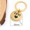 FELLSOCKE Personalized Dog Tag - 25mm | 30mm | 35mm, Custom Engraved, Durable Pet Tag, Dog Tag Pendant for Dogs, Horses, Cats & Puppies (Gold, 30mm) view 4