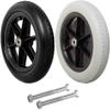 SXTYFBB Manual Wheelchair Replacement Rear Wheel, Solid Tire, 12 in (30 cm), Color A view 1