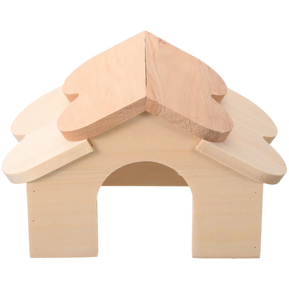 BESPORTBLE Wooden Hut for Guinea Pigs and Hamsters