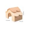 BESPORTBLE Wooden Hut for Guinea Pigs and Hamsters view 2