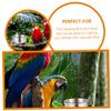BESPORTBLE Stainless Steel Bird Feeder with Holder 14cm view 2
