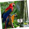 BESPORTBLE Stainless Steel Bird Feeder with Holder 14cm view 4