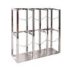 Stainless Steel Floor Holder for Oxygen and Gas Cylinders, 26 in view 1