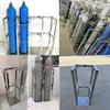 Stainless Steel Floor Holder for Oxygen and Gas Cylinders, 26 in view 2
