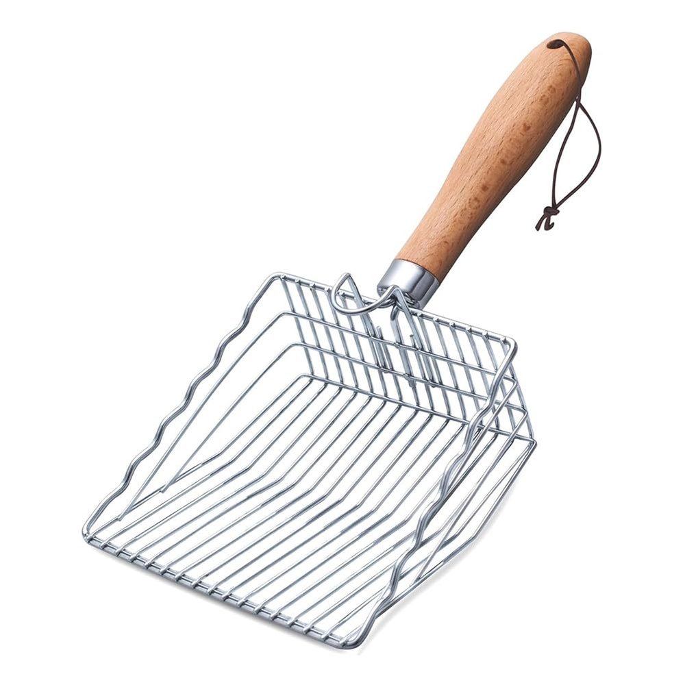 XUJIAN Metal Cat Litter Scoop with Hook and Hole