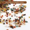 GIUSOBG 200 g Small Multicolored Tumbled Glass Stones, 4–6 mm view 2