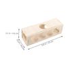 BUGUUYO Rat Tunnel Hideout for Dwarf Hamsters and Small Pets view 2