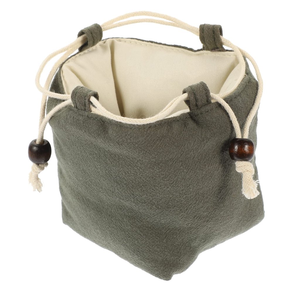 BUGUUYO Fabric Treat Pouch for Dog Training with Drawstring, Secure Storage Bag for Dog Snacks on Walks and During Training