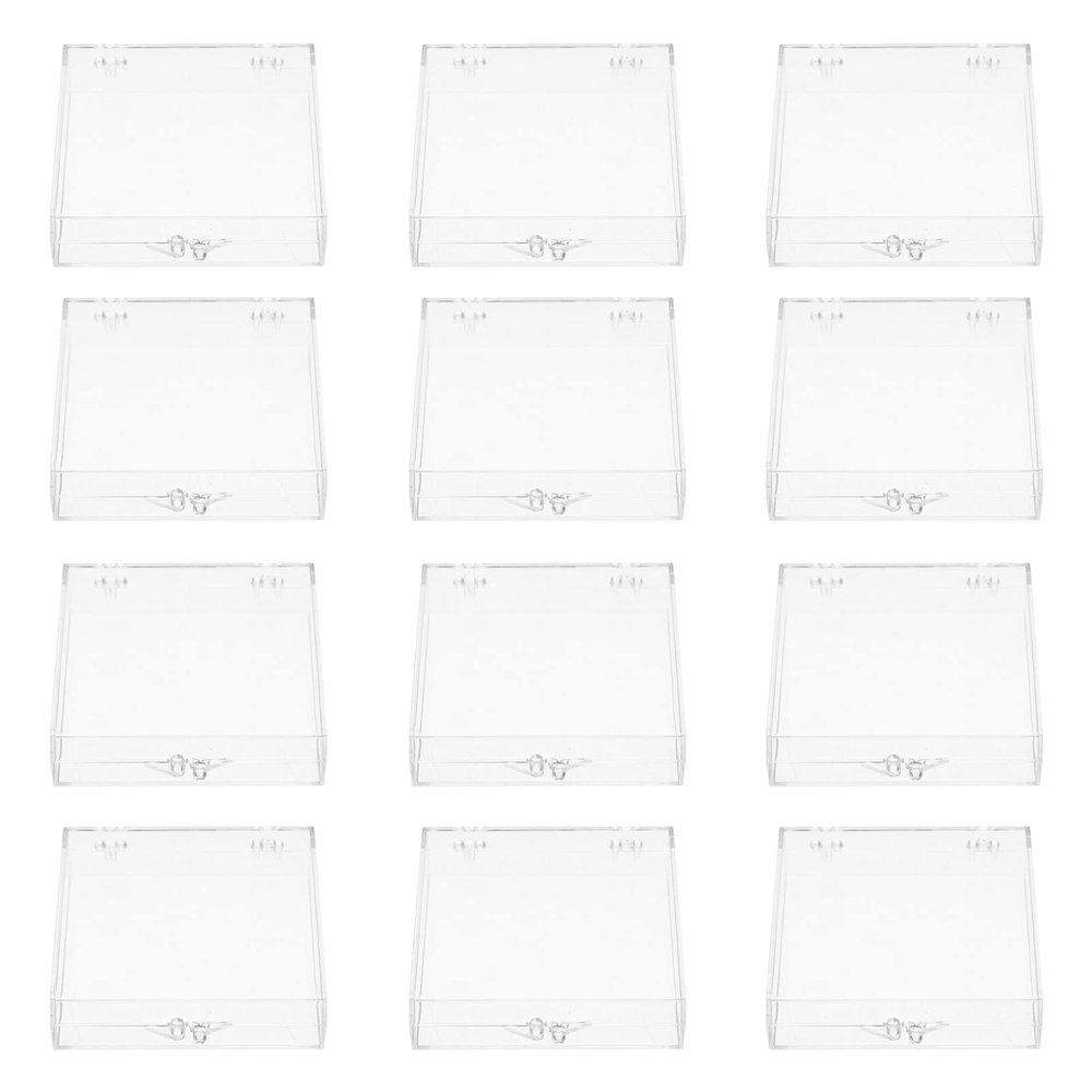 Plastic Presentation Boxes for Artificial Fingernails, 12 Pieces