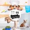 Airtight Dog Treat Container Set, Wooden Dog Food Containers view 4