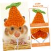 BESPORTBLE 4-Piece Small Hats for Small Pets, Adjustable Wool-Yarn Drawstrings, Various Shapes, for Hamsters and Small Rodents view 3