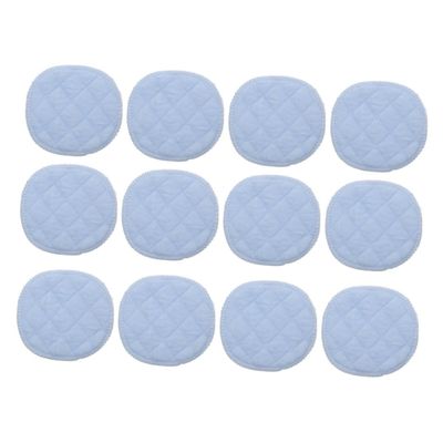 UPKOCH 20-Pack Washable Leak-Proof Cotton Nursing Pads, Reusable, White