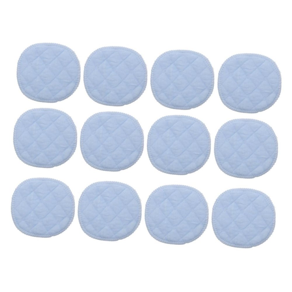 UPKOCH 20-Pack Washable Leak-Proof Cotton Nursing Pads, Reusable, White