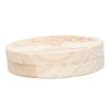 Abaodam Round Wooden Baby Tooth Keepsake Box for Babies and Children, for Storing Baby Teeth and Fetal Hair view 1