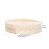 Abaodam Round Wooden Baby Tooth Keepsake Box for Babies and Children, for Storing Baby Teeth and Fetal Hair view 2