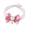 BT Bear Pink Pet Necklace, Size M view 1