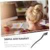 Ebony Hair Stick, Chinese Hairpin, Black view 3