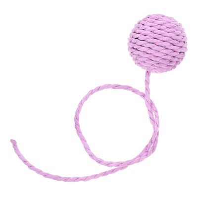 Supvox Jute Rope Cat Toy Ball with Replaceable Tail for Cat Trees