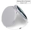 White Angel Wings Compact Travel Makeup Mirror with 1x/2x Magnification view 2