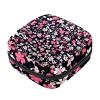 Women's Menstrual Pad Storage Bag with Zipper, Floral Pattern view 1