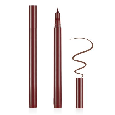 Aomig 24-Hour Waterproof Liquid Eyeliner, Precise Vegan (Brown, 1.6 g)