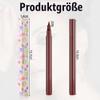 Aomig 24-Hour Waterproof Liquid Eyeliner, Precise Vegan (Brown, 1.6 g) view 2