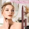Aomig 24-Hour Waterproof Liquid Eyeliner, Precise Vegan (Brown, 1.6 g) view 4