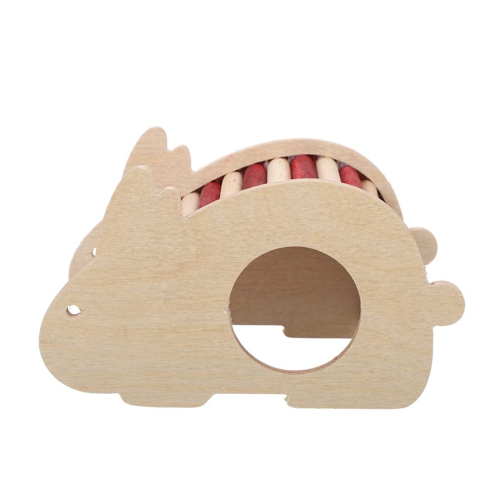 Kisangel Hamster Sleep House, Chinchilla Hideout, Pet Ladder, Wooden Decorative Playhouse