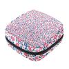 First Period Kit Menstrual Product Storage Bag with Small Flower Pattern view 1