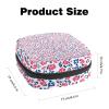 First Period Kit Menstrual Product Storage Bag with Small Flower Pattern view 2