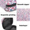 First Period Kit Menstrual Product Storage Bag with Small Flower Pattern view 3