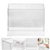 Manicure Drill Bit Holder, 10-Hole Plastic Storage Box, White view 4