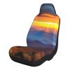 DFEPFKGOKL Cute Blue Ridge Parkway Mountains Universal Front Seat Covers, 2-Piece Set, Soft and Comfortable, for Most Cars, SUVs, and Trucks view 1