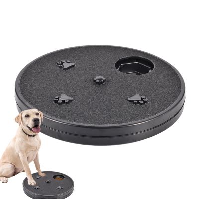 Ungtyb Dog Nail Scratch Board, Rotatable Scratch Mat for Dogs, Round Slow