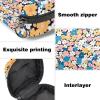 Menstrual Pad Storage Pouch for Women, Ditsy Floral Pattern, Large Capacity view 3