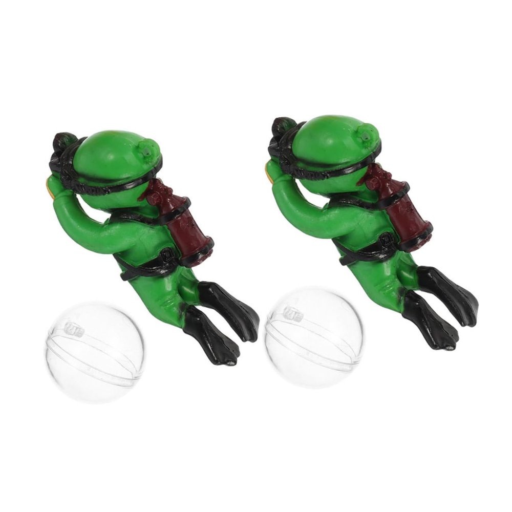 BESPORTBLE 2pcs Floating Diver Aquarium Decor