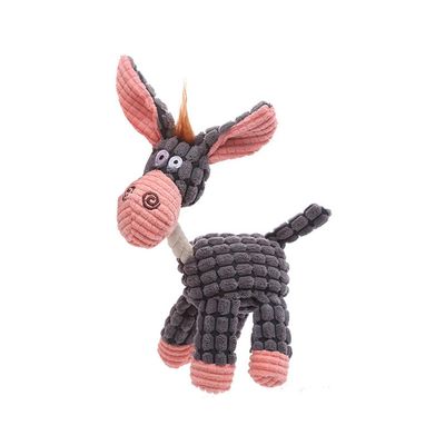 Eighosee Durable Squeaky Plush Toy for Aggressive Chewers