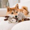 Eighosee Durable Squeaky Plush Toy for Aggressive Chewers view 3