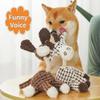 Eighosee Durable Squeaky Plush Toy for Aggressive Chewers view 4