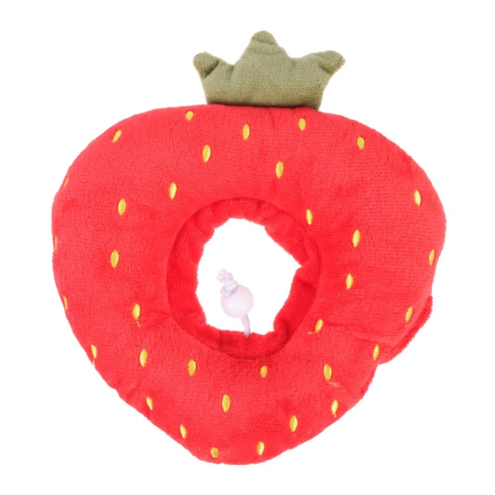 Happyyami Cat Recovery Collar, Fruit Shape, Red, Lint