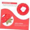 Happyyami Cat Recovery Collar, Fruit Shape, Red, Lint view 4