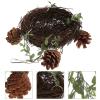 BESPORTBLE Hanging Rattan Bird Nest for Parrot Cages, Comfortable view 3
