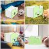 BESPORTBLE PVC Hamster Hideout with Bridge, Light Green view 3