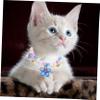 BESPORTBLE Adjustable Blue Beaded Pet Collar for Dogs and Cats view 4