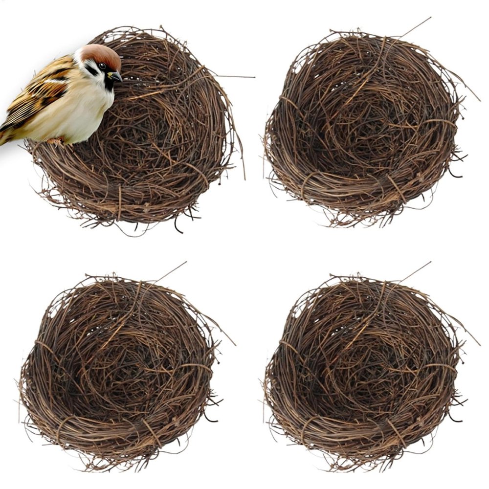 Usefulbeauty 4-Pack Artificial Bird Nests