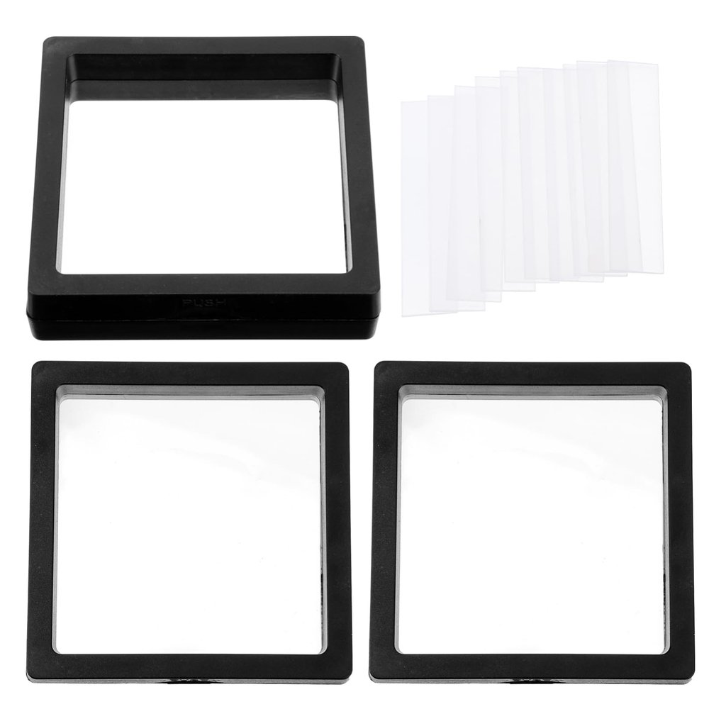 minkissy 3-Piece Nail Organizer with Transparent Storage Strips