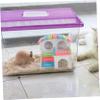Yardwe Villa-Shaped PVC Hamster House for Small Pets view 3