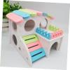 Yardwe Villa-Shaped PVC Hamster House for Small Pets view 4