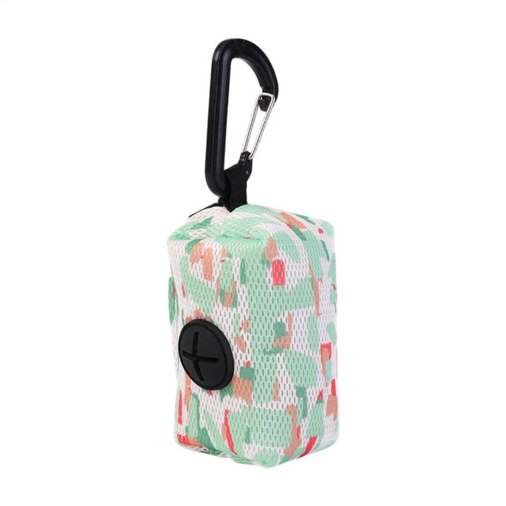 Dog Poop Bag Holder with Carabiner Clip
